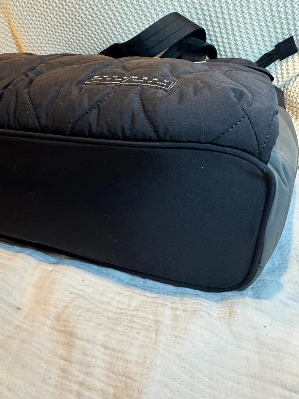 Bagsmart Quilted Black Tote Mew with tags